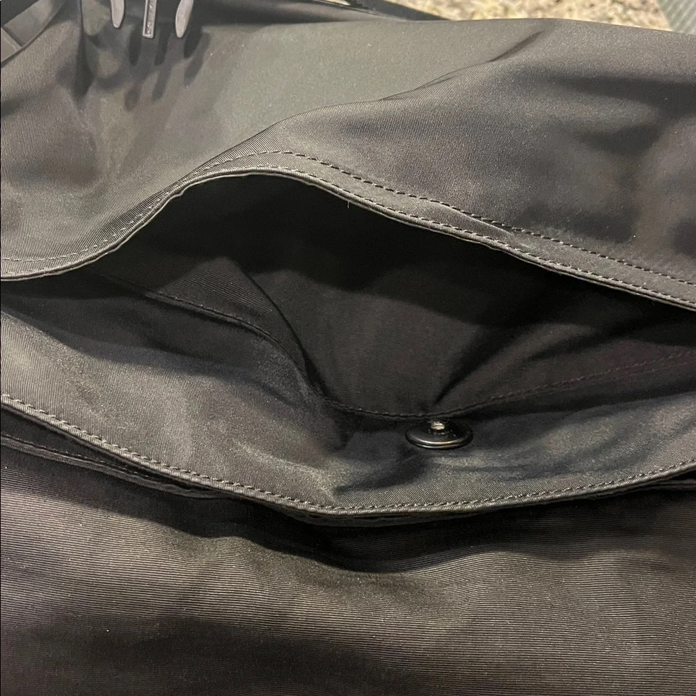 Coach New York Terrain Trek Commuter Laptop Bag Shoulder Strap black leather